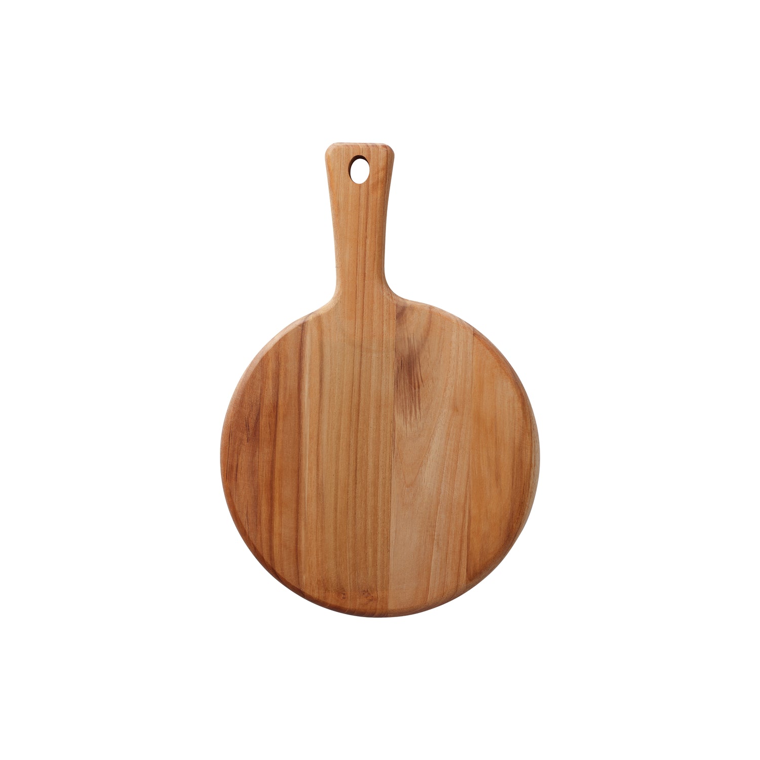 13.25 Inch x 9 Inch Round Teak Cutting Board