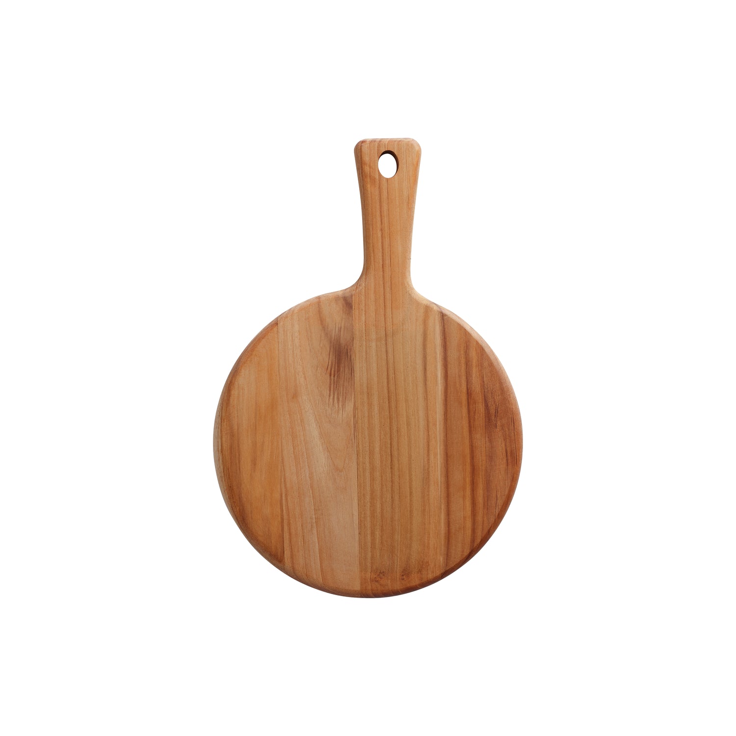 13.25 Inch x 9 Inch Round Teak Cutting Board