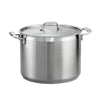 16 Quart Tri-Ply Base Stainless Steel Covered Stock Pot