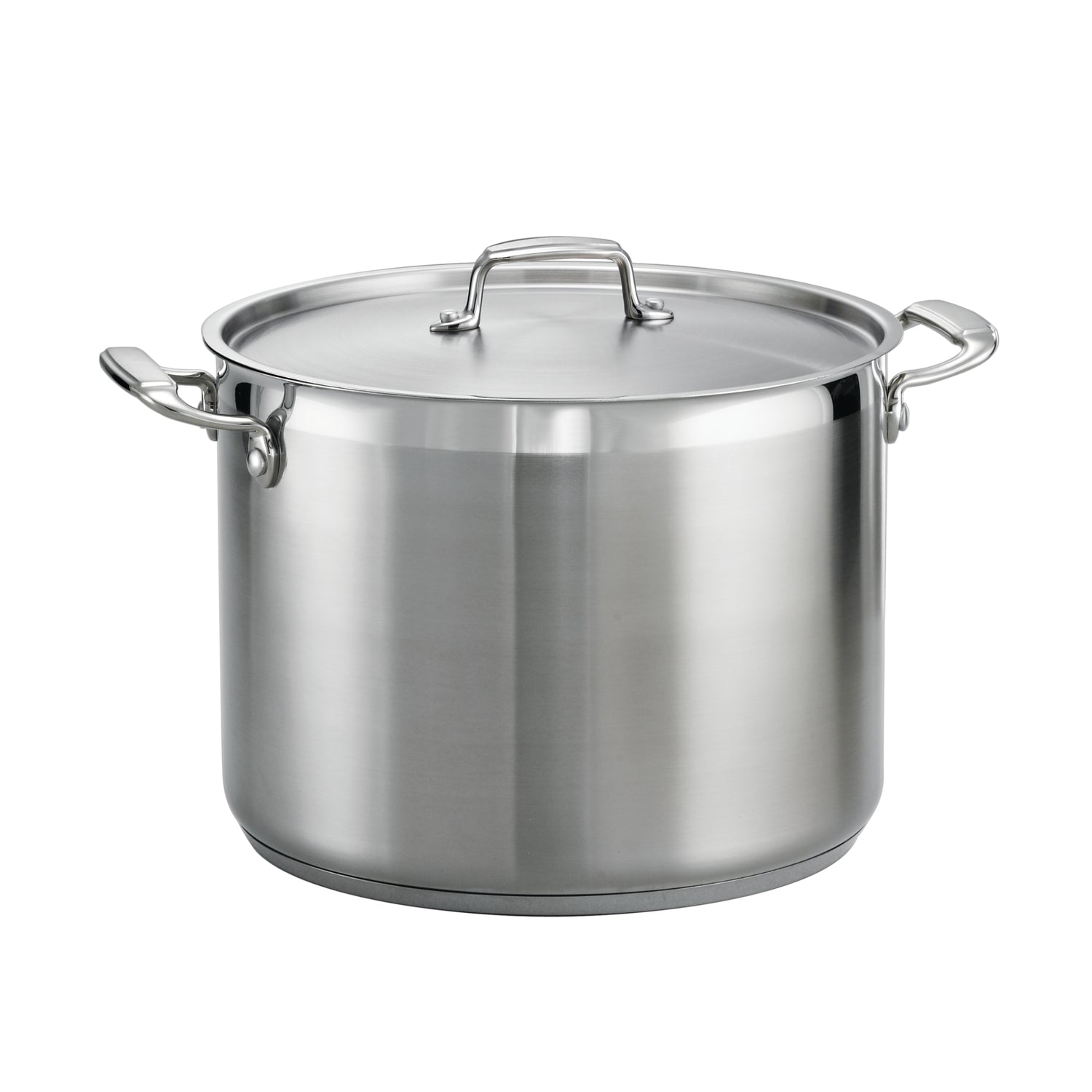 16 Quart Tri-Ply Base Stainless Steel Covered Stock Pot
