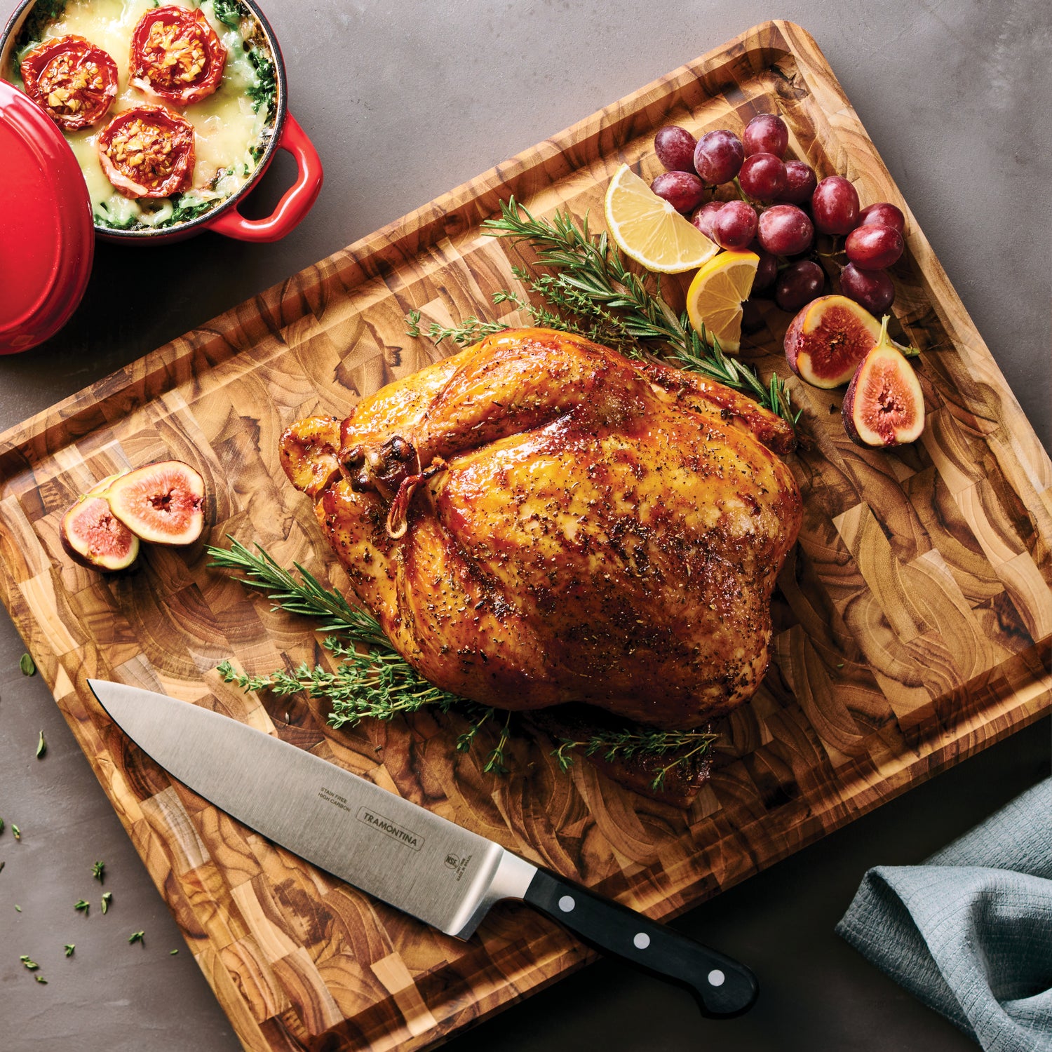 Churrasco 17.75 Inch x 13.5 Inch End-Grain Cutting Board