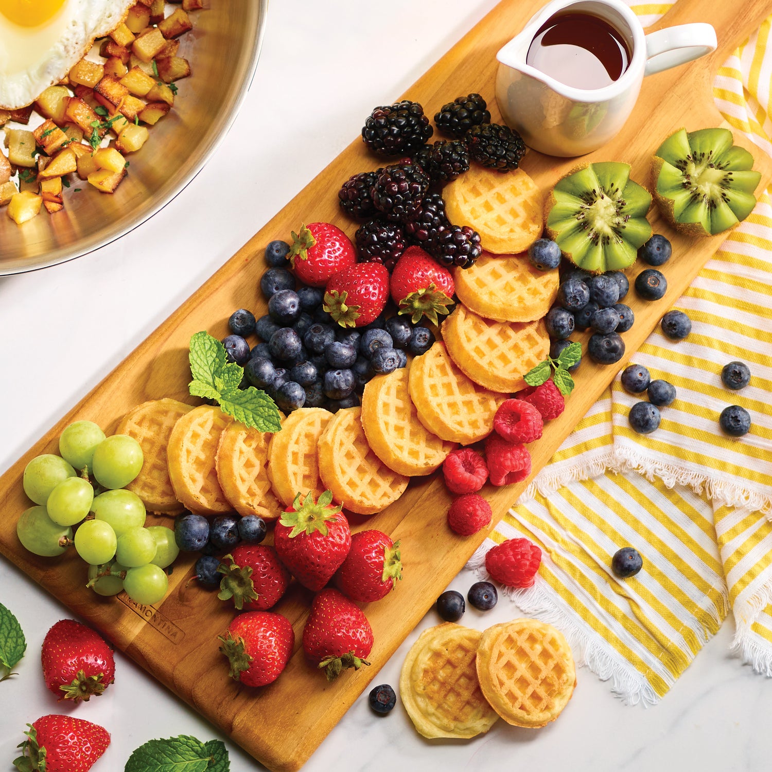 19 Inch x 7.5 Inch Rectangular Teak Serving Board