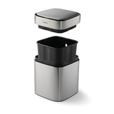 2.11 Gallon Stainless Steel Square Sensor Bin with ABS Lid