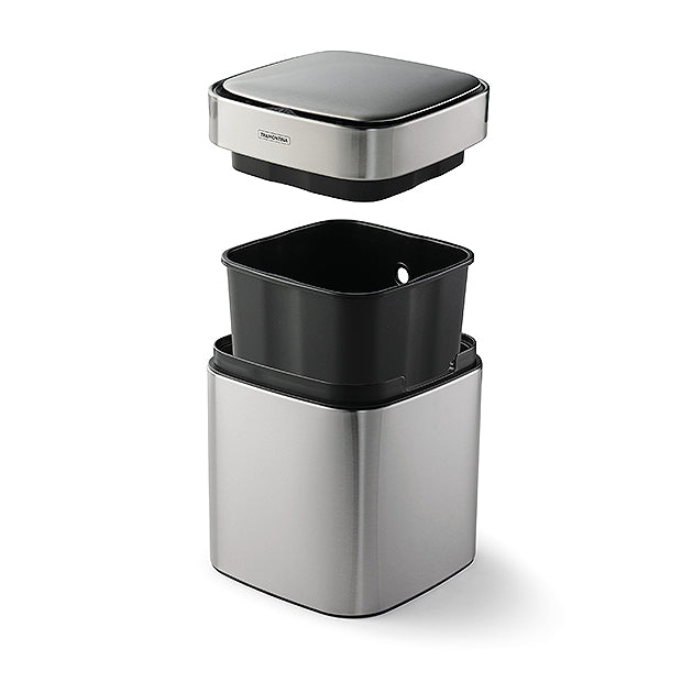 2.11 Gallon Stainless Steel Square Sensor Bin with ABS Lid