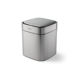2.11 Gallon Stainless Steel Square Sensor Bin with ABS Lid