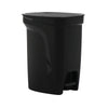 2.6 Gallon Compact Polypropylene Waste Bin - Black