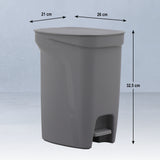 Plastic Trash Bin with Step Pedal