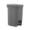 2.6 Gallon Compact Polypropylene Waste Bin - Gray
