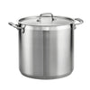 20 Quart Tri-Ply Base Stainless Steel Covered Stock Pot