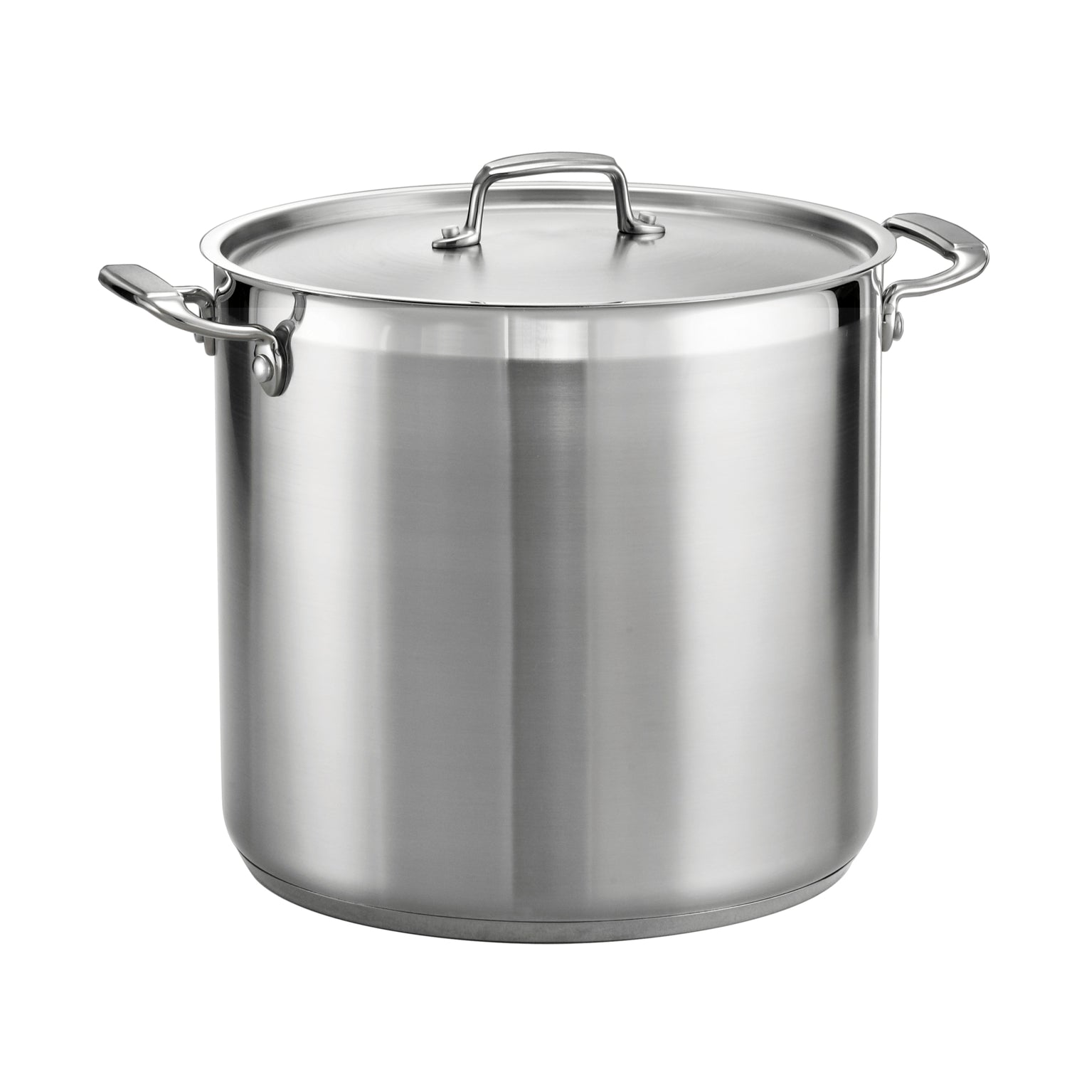 20 Quart Tri-Ply Base Stainless Steel Covered Stock Pot