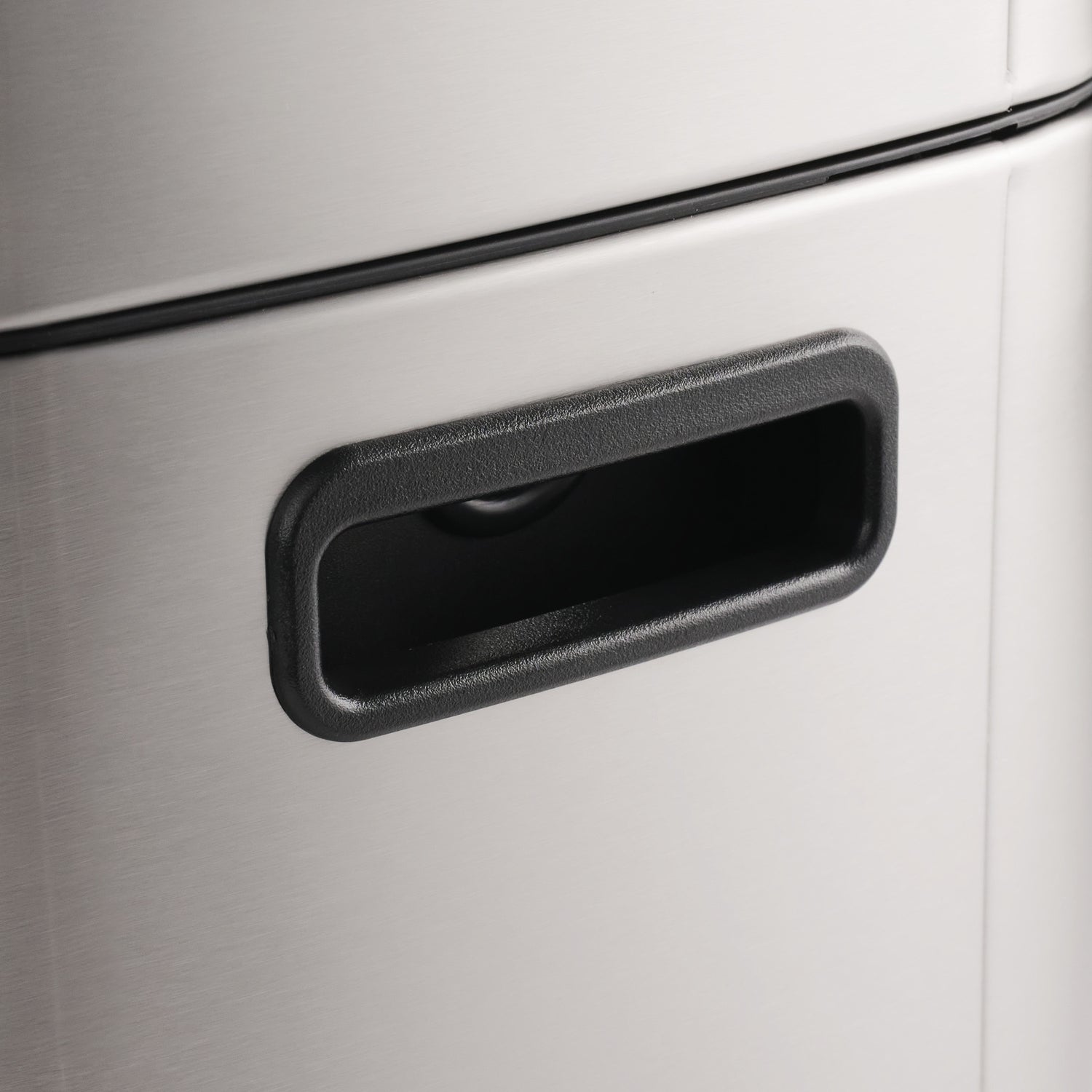 3.17 Gallon Stainless Steel Square Sensor Bin with SS Capped Lid