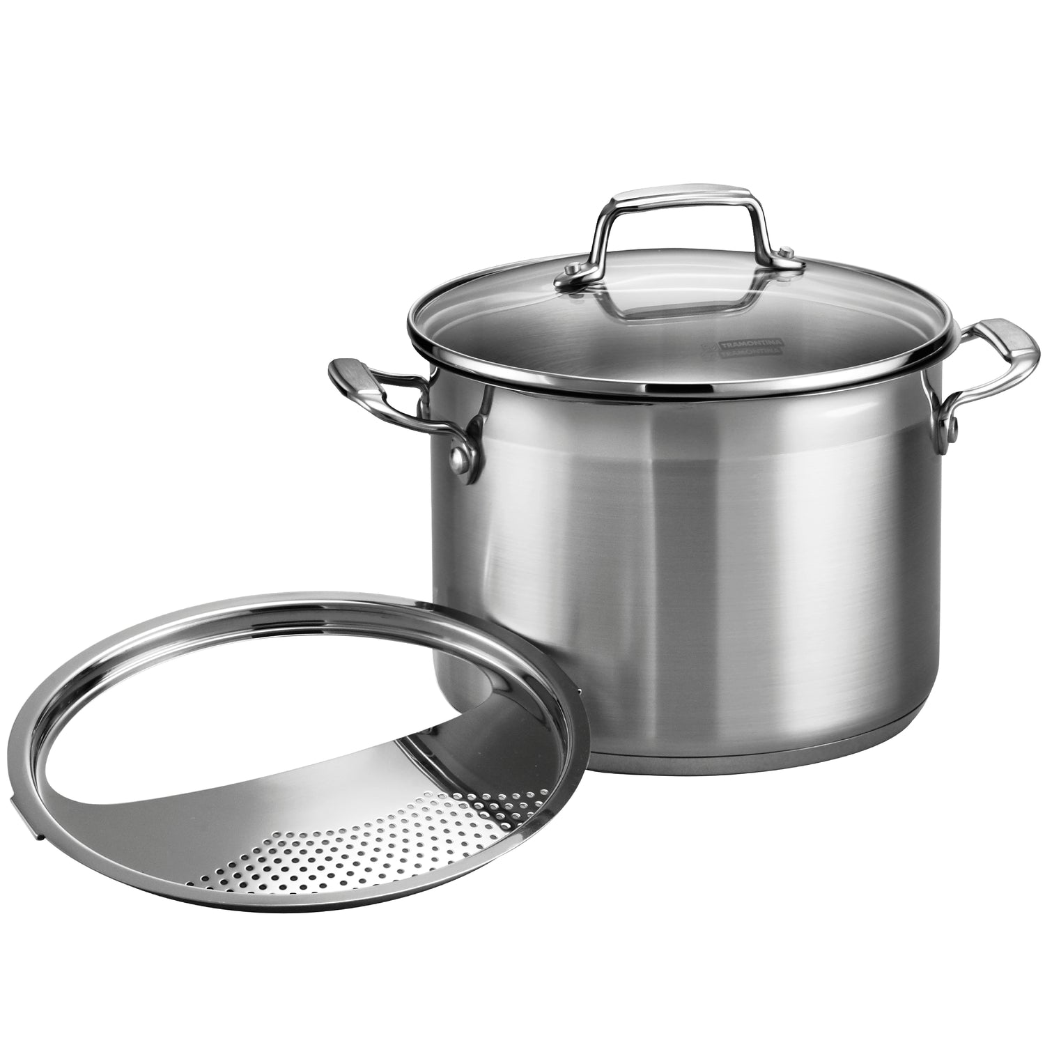 6 Quart Stainless Steel Covered Pasta Cooker