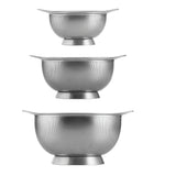 3 Piece Stainless Steel Colander Set
