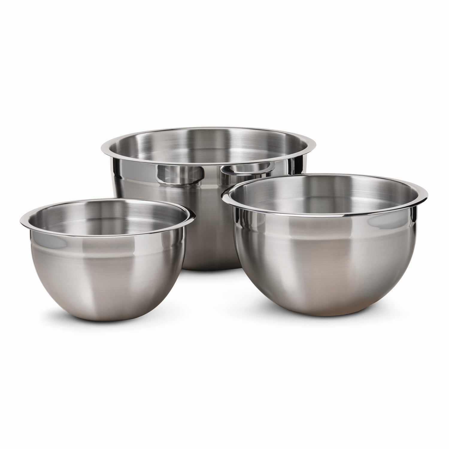 3 Piece Stainless Steel Mixing Bowl Set