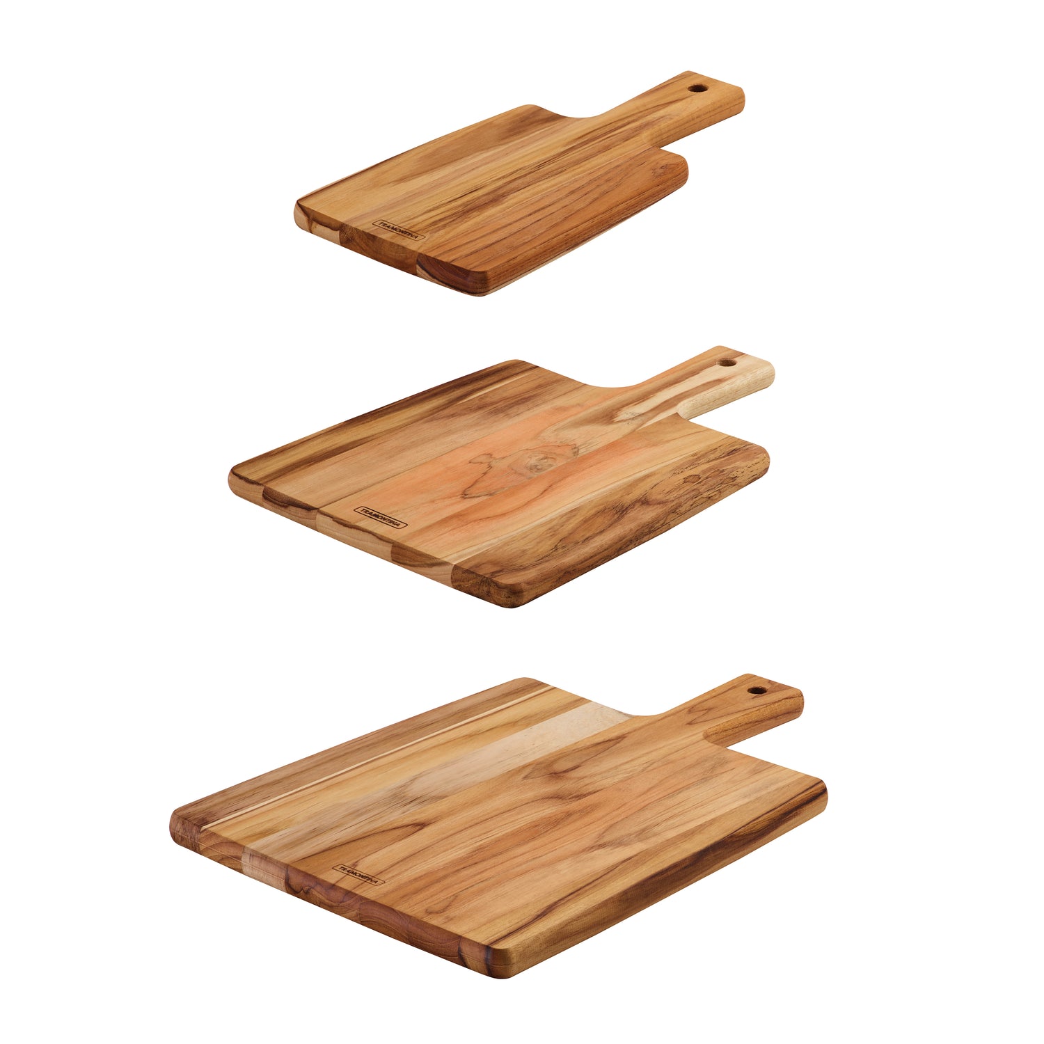 3 Piece Teak Cutting Board Set