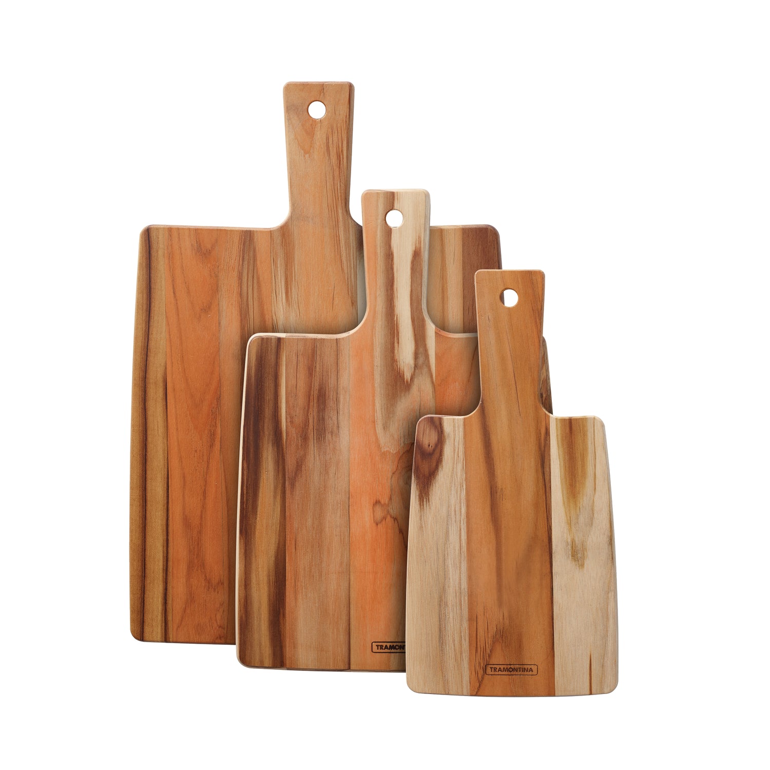 3 Piece Teak Cutting Board Set