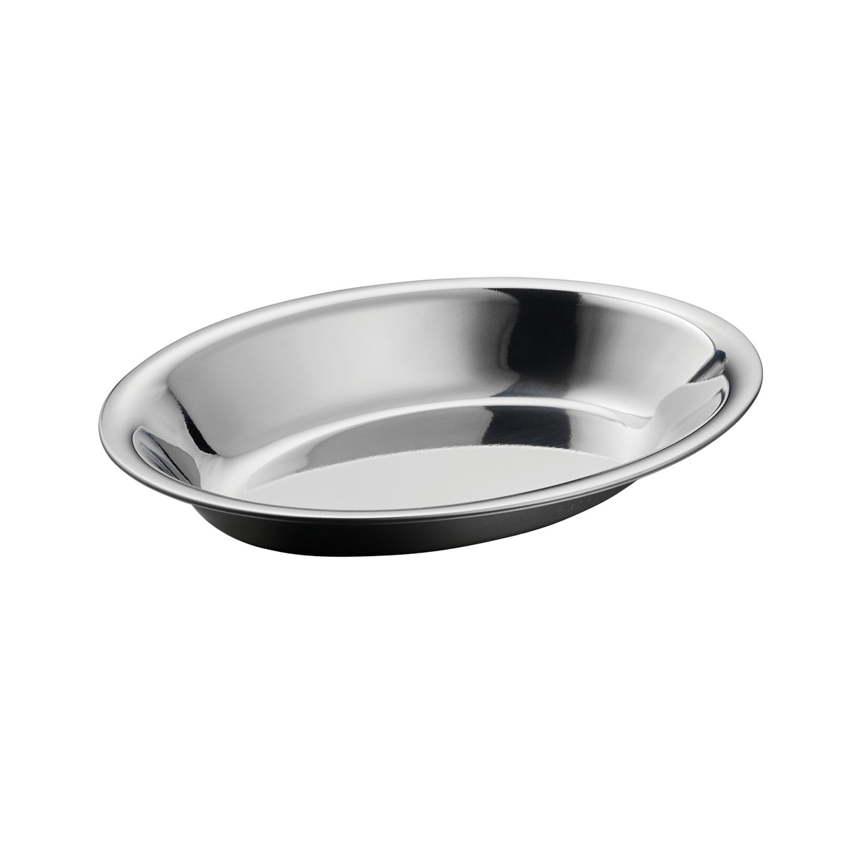 9.17 in (24 cm) Stainless Steel Oval Deep Platter