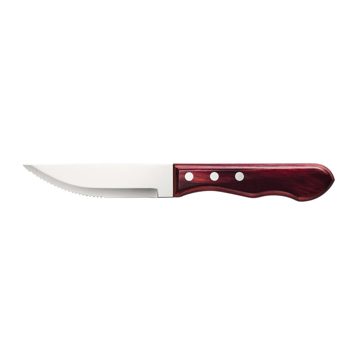 5 in Polywood Red Pointed Tip Porterhouse Steak Knife