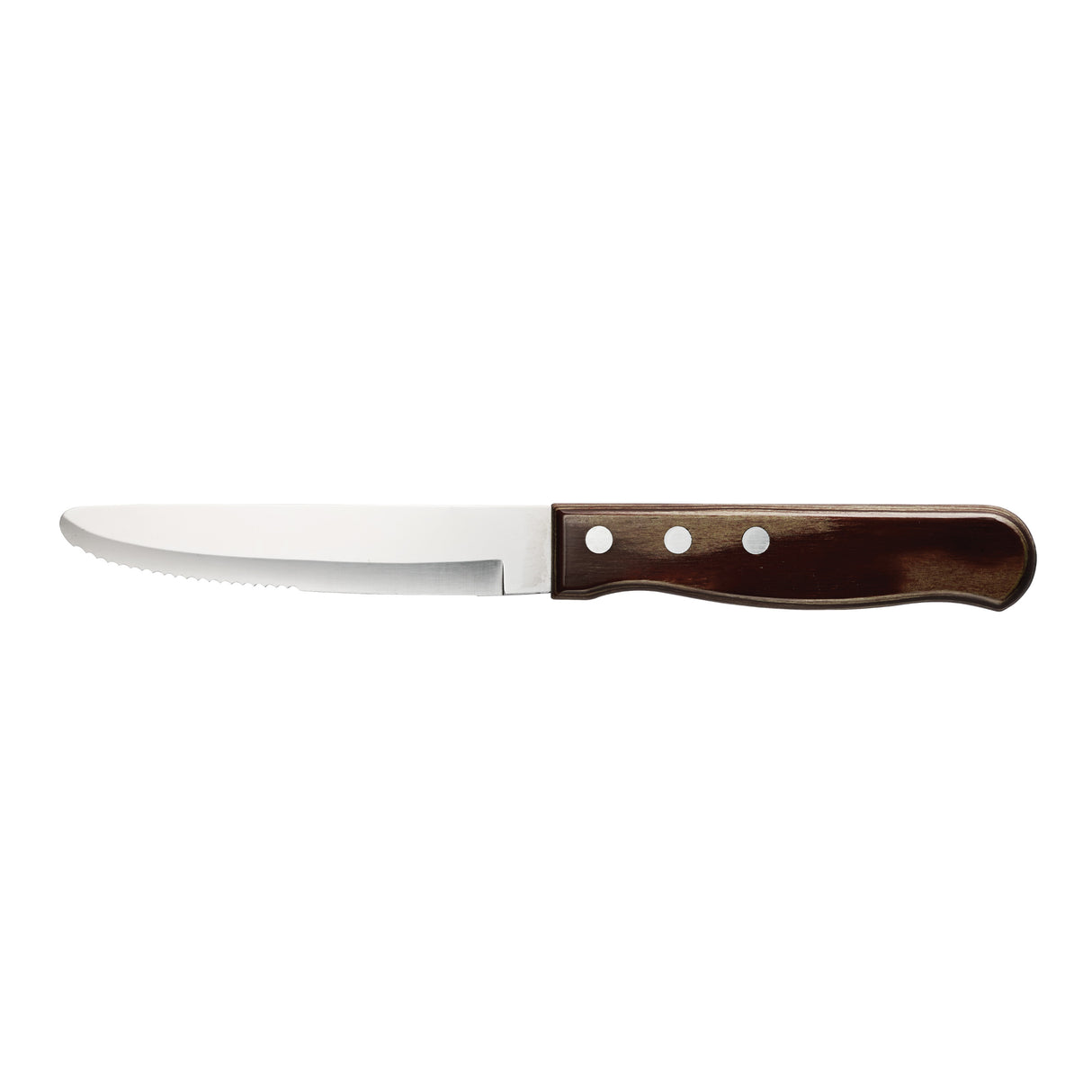5 in Polywood Brown Rounded Tip Jumbo Steak Knife