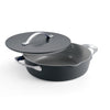 Fiora 4.25 Quart Multipurpose Ceramic Nonstick Pan - Gray