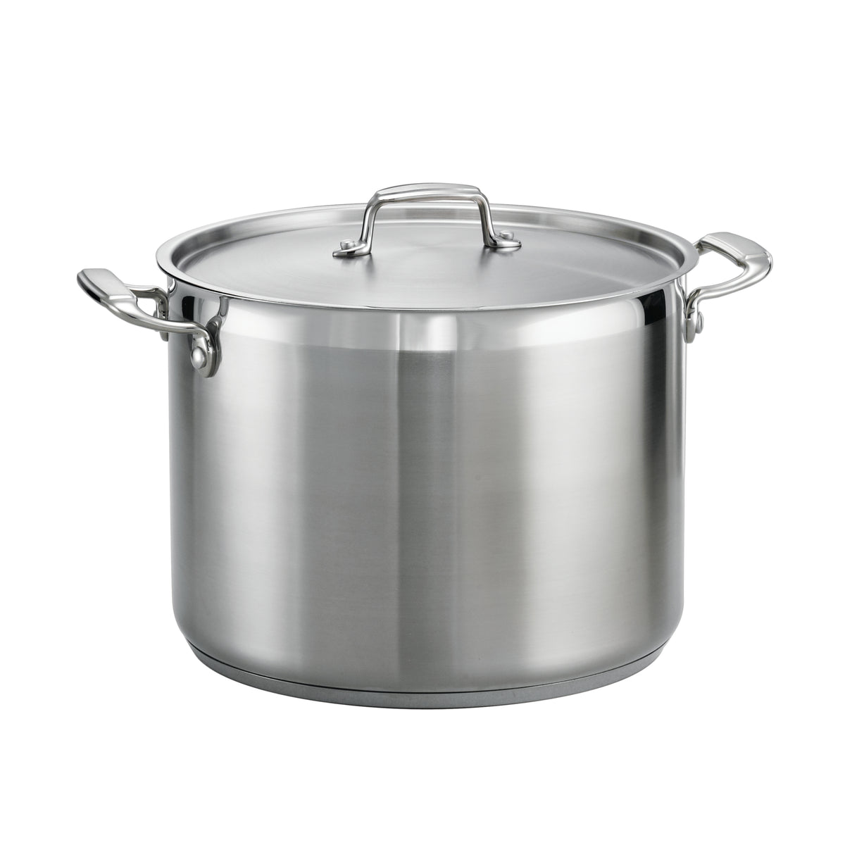 16 Qt Stainless Steel Tri-Ply Base Covered Stock Pot