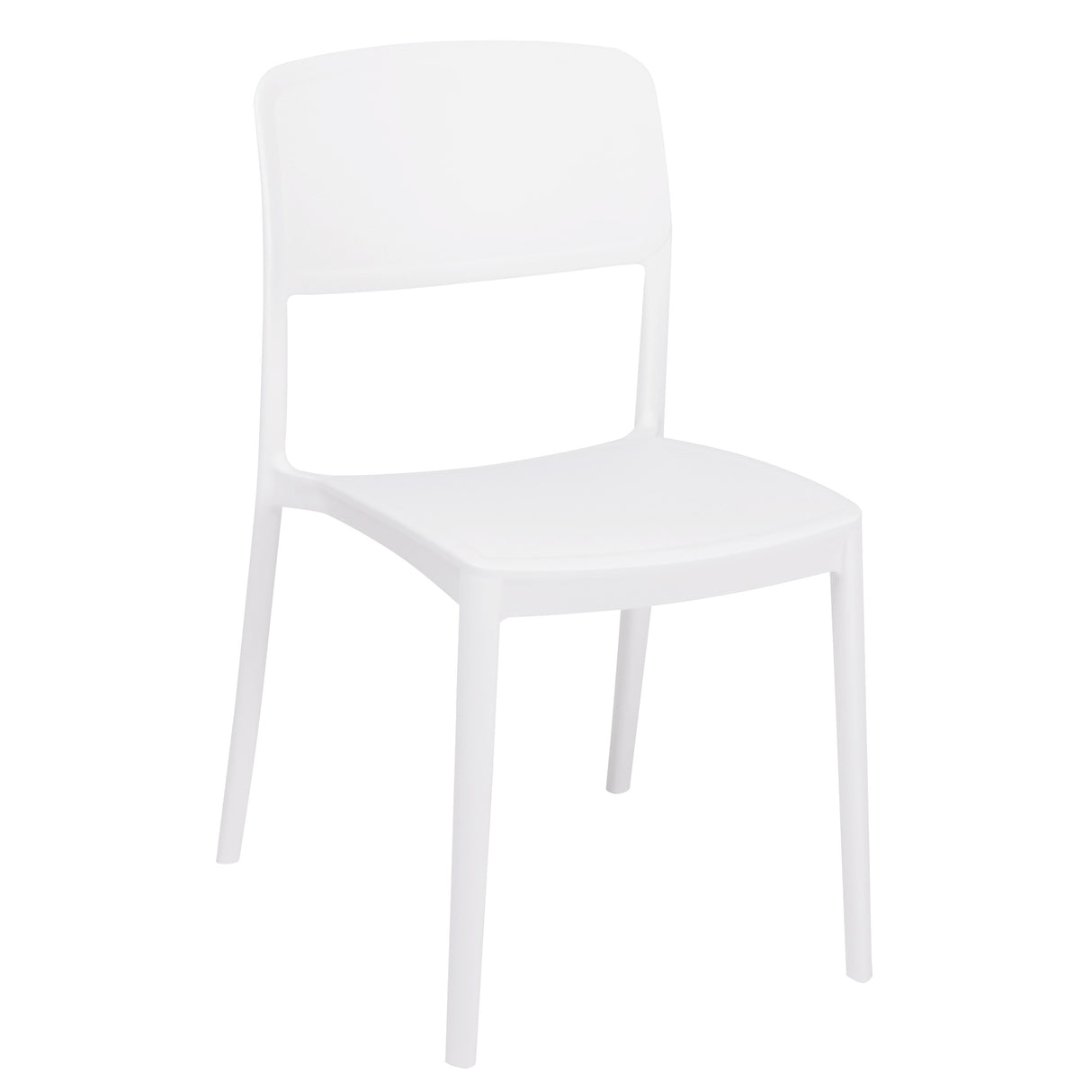 Marta Solid White Poly Chair