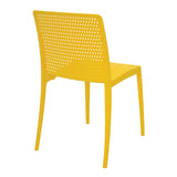 POLY CHAIR YELLOW - 21.3" x 20.1" x 32.5"