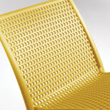 POLY CHAIR YELLOW - 21.3" x 20.1" x 32.5"