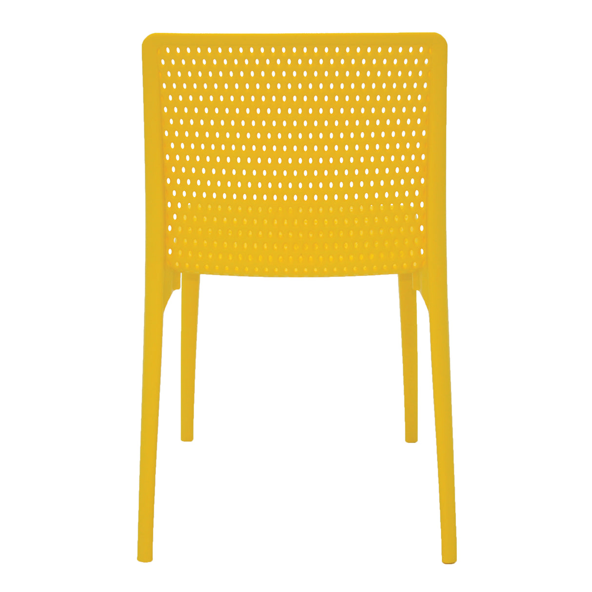 POLY CHAIR YELLOW - 21.3" x 20.1" x 32.5"