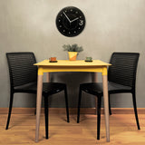 POLY CHAIR BLACK - 21.3" x 20.1" x 32.5"