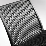 POLY CHAIR BLACK - 21.3" x 20.1" x 32.5"