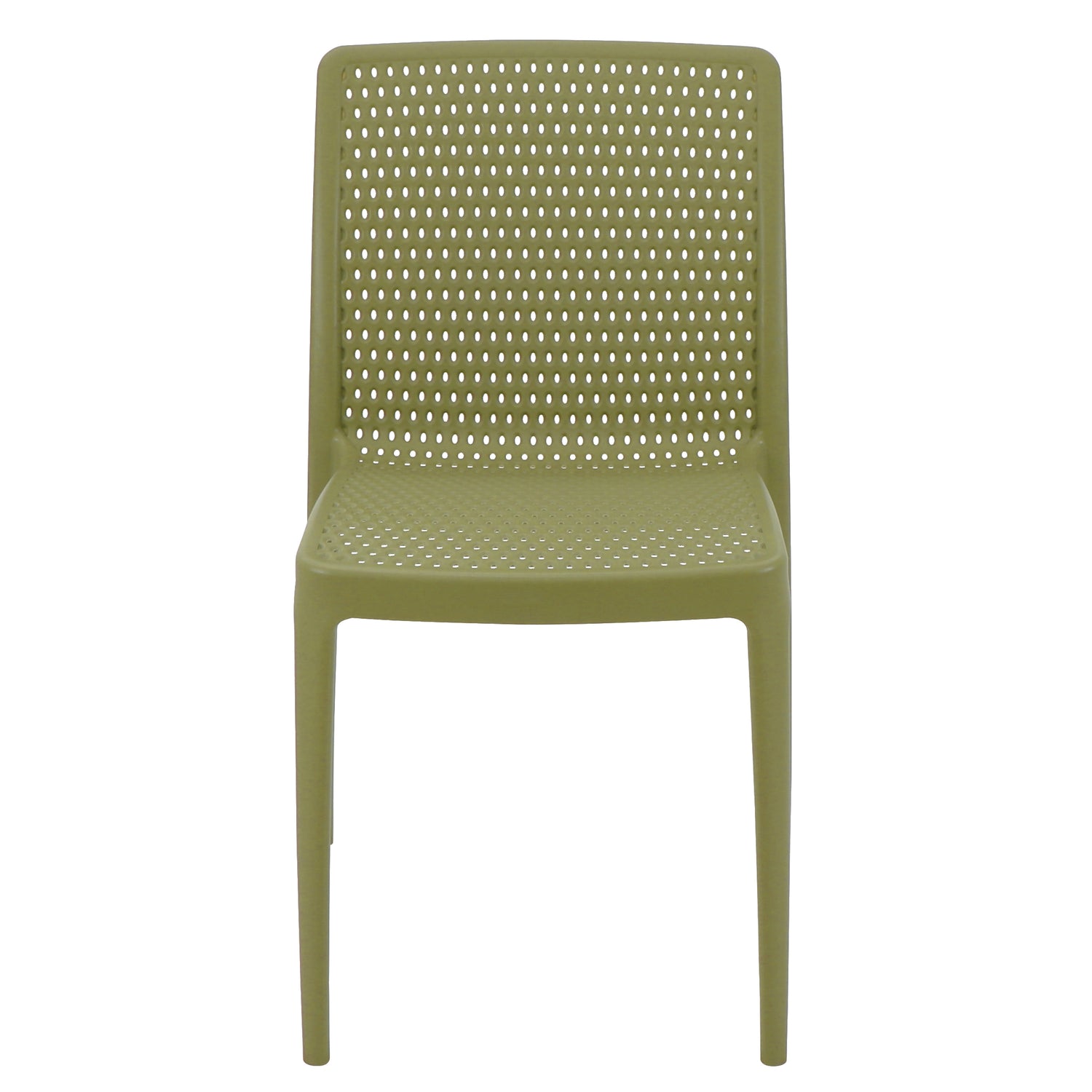 POLY CHAIR OLIVE GREEN - 21.3" x 20.1" x 32.5"