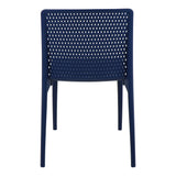 POLY CHAIR BLUE - 21.3" x 20.1" x 32.5"