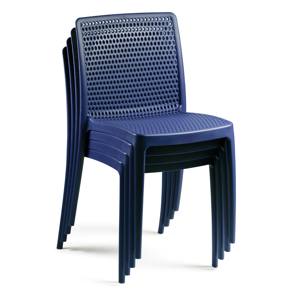 POLY CHAIR BLUE - 21.3" x 20.1" x 32.5"