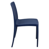 POLY CHAIR BLUE - 21.3" x 20.1" x 32.5"