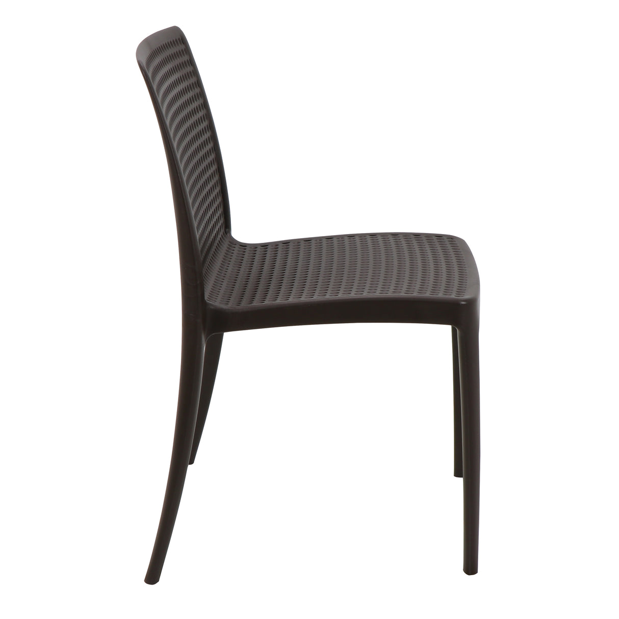 POLY CHAIR BLACK - Ocean +Clean - 21.3" x 20.1" x 32.5"
