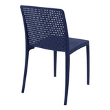 POLY CHAIR BLUE - Ocean +Clean - 21.3" x 20.1" x 32.5"