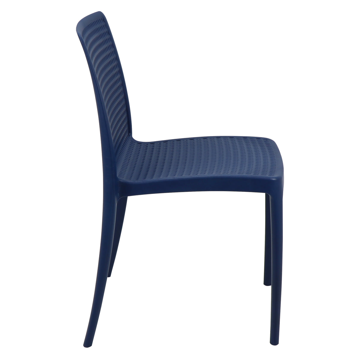 POLY CHAIR BLUE - Ocean +Clean - 21.3" x 20.1" x 32.5"