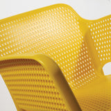 POLY ARMCHAIR YELLOW - 21.9" x 24" X 31.5"