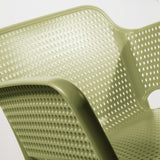 POLY ARMCHAIR OLIVE GREEN - 21.9" x 24" X 31.5"