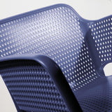 POLY ARMCHAIR BLUE - 21.9" x 24" X 31.5"