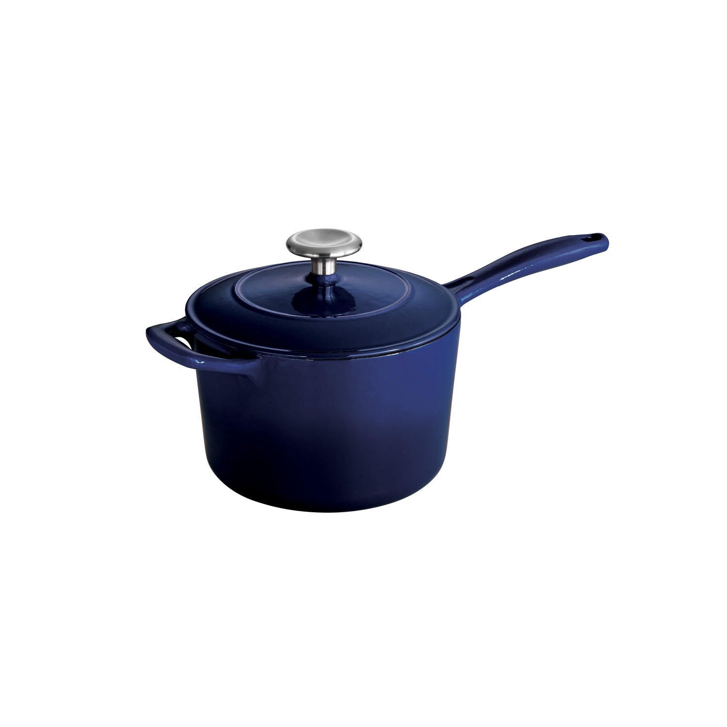 2.5 Quart Enameled Cast Iron Covered Sauce Pan