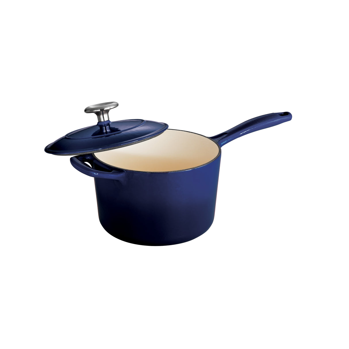 2.5 Quart Enameled Cast Iron Covered Sauce Pan