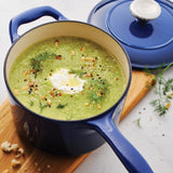 2.5 Quart Enameled Cast Iron Covered Sauce Pan