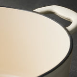 2.5 Quart Enameled Cast Iron Covered Sauce Pan