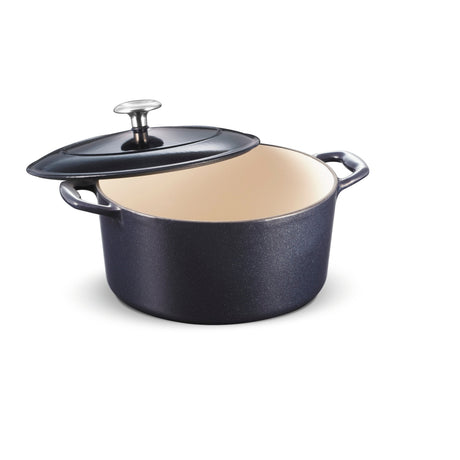 Bestow 5.5 Quart Enameled Cast Iron Covered Round Dutch Oven