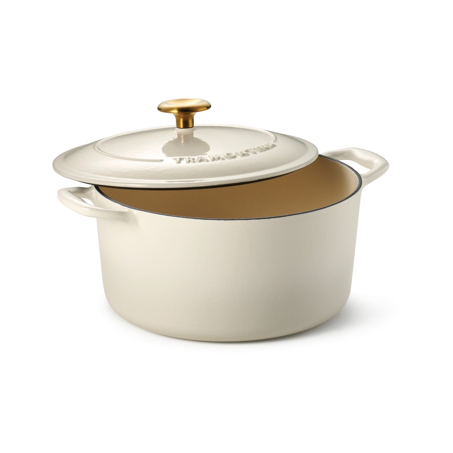 5.5 Quart Enameled Cast Iron Covered Dutch Oven - Latte