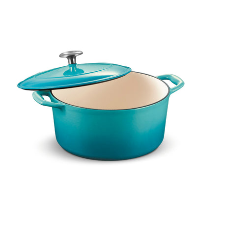 Bestow 5.5 Quart Enameled Cast Iron Covered Round Dutch Oven