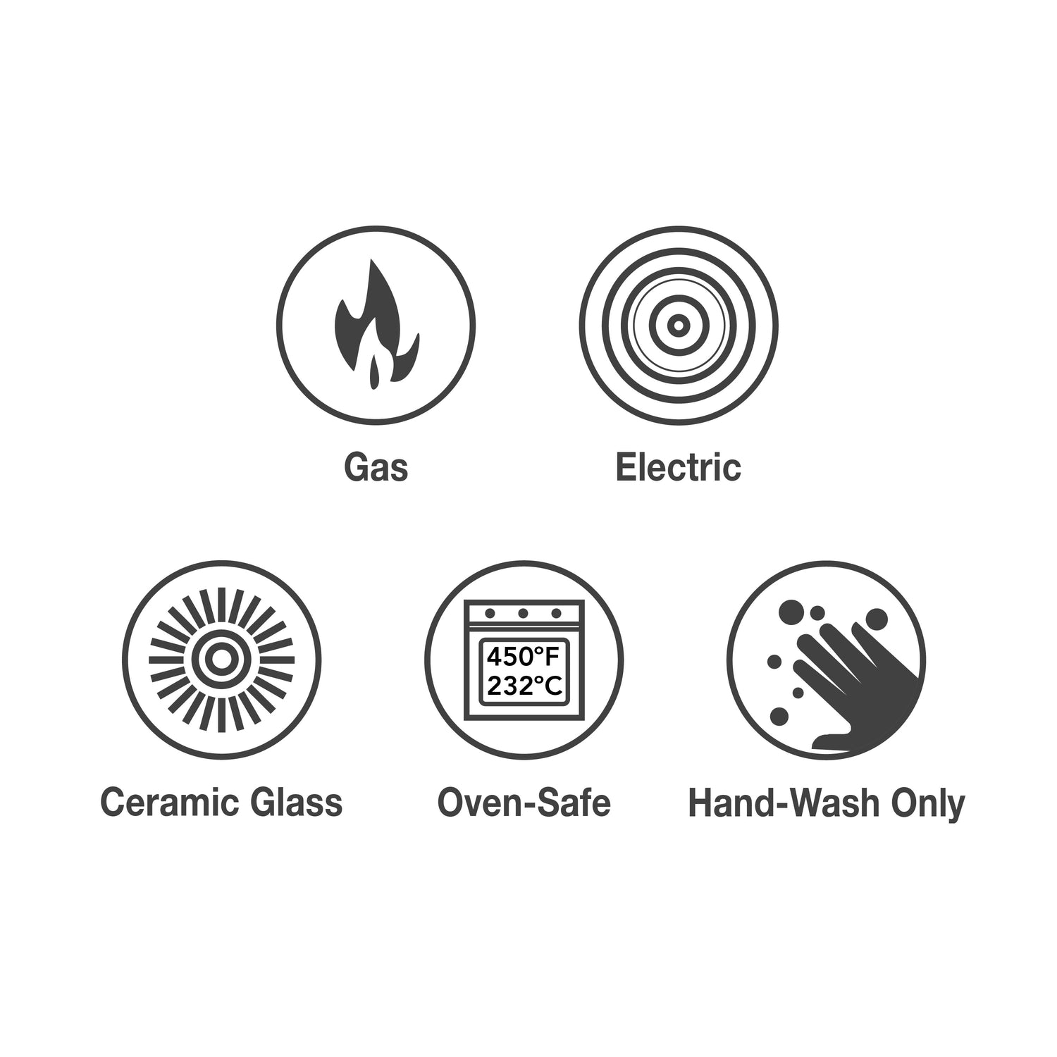 6.5 Quart Enameled Cast Iron Covered Dutch Oven