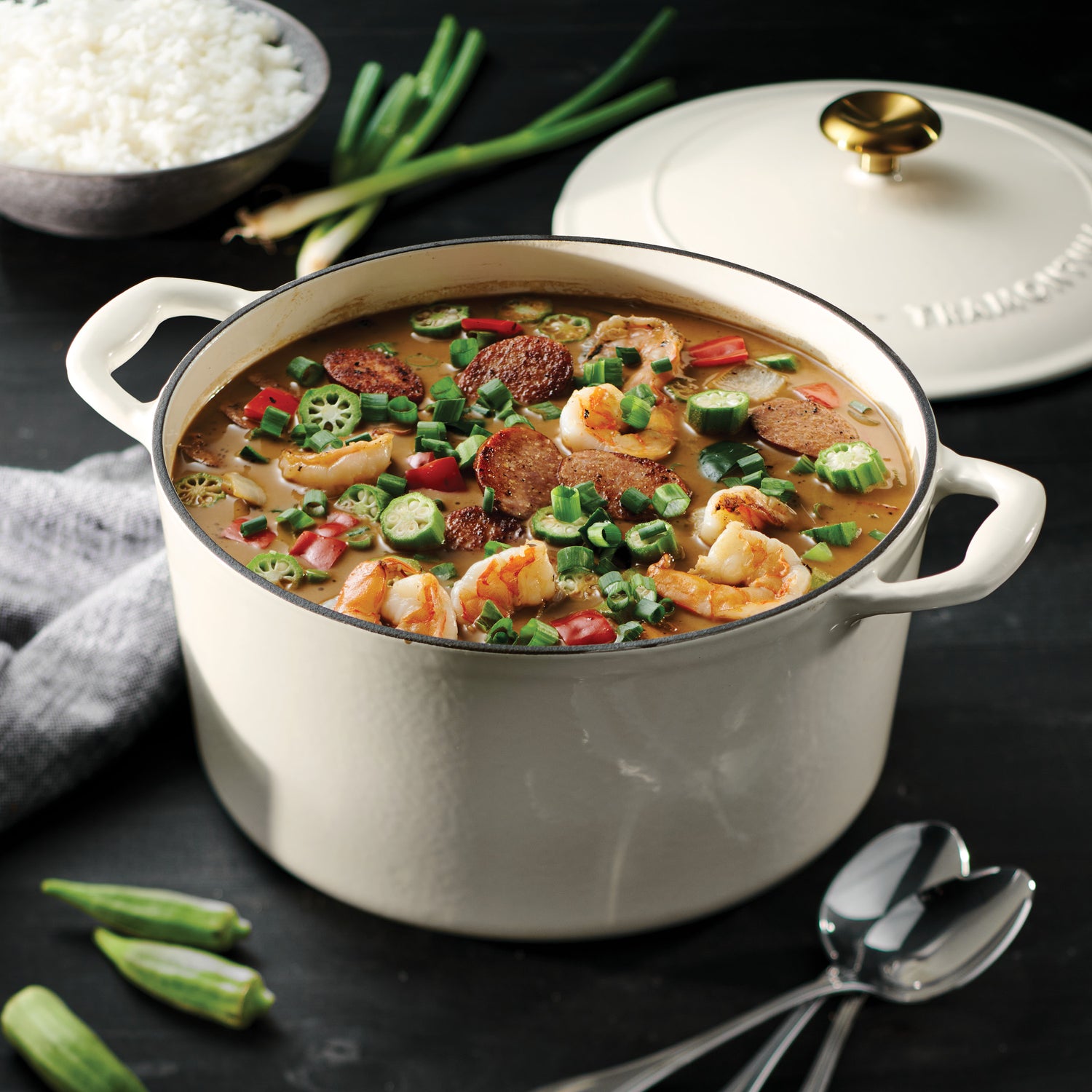 6.5 Quart Enameled Cast Iron Covered Dutch Oven